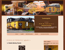 Tablet Screenshot of hotel-szallas-miskolc.info